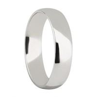 platinum 5mm classic court wedding ring