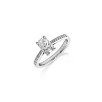 platinum phoenix cut 054 carat diamond ring