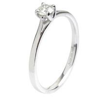 Platinum 4 Claw Solitaire Diamond Ring RI-145(0.40ct PLUS)-H/SI2/0.42ct