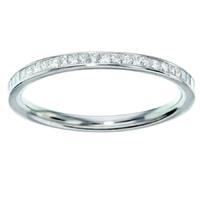 platinum princess cut 050ct diamond eternity ring fet2095plat m