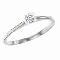 platinum single stone diamond 014ct ring par1 m