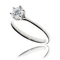 Platinum 0.70ct Six Claw Diamond Solitaire Ring