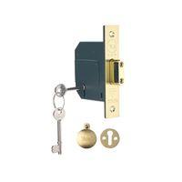 PM562 Hi-Security BS 5 Lever Mortice Deadlock 68mm 2.5in Polish Brass