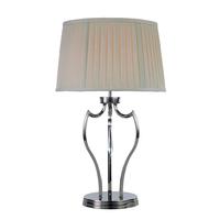 PM/TL PN Polished Nickel Pimlico Table Lamp with Shade