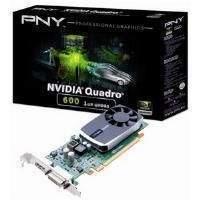 PNY NVIDIA Quadro 600 Graphics Card 1GB DDR3 PCI-Express 2.0 x16 (Retail)