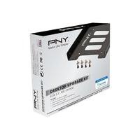 PNY SSD Accessories 3, 5 \'\' to 2, 5\'\' bay, includes screws and screwdrivers SATA III data cable & Acronis clone software - P-72002535-M-KIT