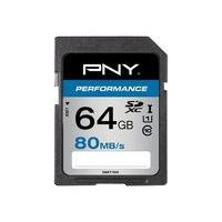 PNY Performance 64GB SDXC UHS-I flash memory card