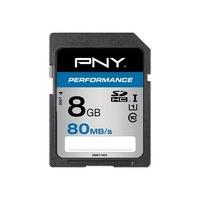 pny performance 8gb sdhc uhs i memory card