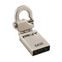 PNY Micro Hook Attaché 2.0 64GB USB Flash Drive