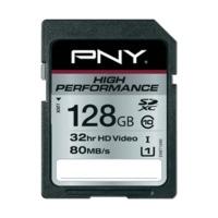 pny sdxc high performance 128gb class 10 sd128g10higper80 ef