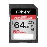 pny sdxc high performance 60mbs 64gb sd64ghigper60 ef