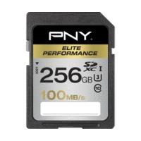 pny sdxc elite performance 256gb class 10 u3 sd256eliper ef