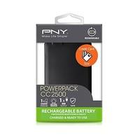 PNY PowerPack 2500 mAh Credit Card External Rechargeable Battery for Smartphone