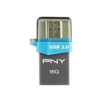 PNY 16GB Duo-Link On-the-Go USB Flash Drive