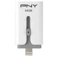 Pny Duo Link On The Go 64gb Usb Flash Drive For Iphone And Ipad User