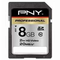 PNY 8GB SD SDHC Class 10 Memory Card