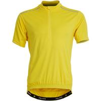 polaris adventure road ss cycling jersey yellow