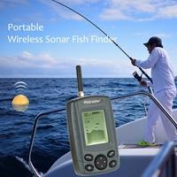 Portable Wireless Sonar Sensor Fish Finder Outdoor 125KHz Fishing Finder Fish Depth Alarm Detector Fishing Tackle