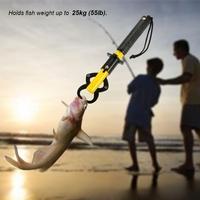 Portable Fish Lip Gripper Grabber Fish Lip Grip Tool Clip Fish Holder Fish Scale Outdoor Fishing Gear with Weight Scale