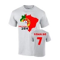 portugal 2014 country flag t shirt ronaldo 7