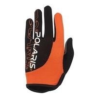 polaris mini trail kids gloves orangeblack