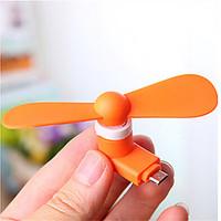 Popular Mini Usb Fan for Samsung Galaxy S6/S5/S4/S3 and HTC/Nokia/Sony/LG (Assorted Colors)