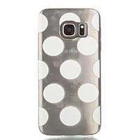 Polka Dot Thin Material Transparent TPU Phone Case for Samsung S5/S6/S6 EDGE//S7 EDGE/S7