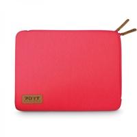 port torino sleeve for 10 12 inch laptop pink