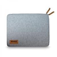 port torino sleeve for 133 14 inch laptop grey