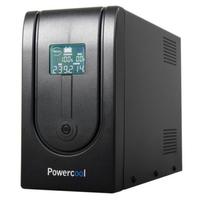 POWERCOOL 1500VA Smart UPS 900W LCD Display 3 x UK Plug 2 x RJ45 3 x IEC USB