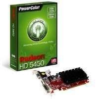 PowerColor Go! Green AX5450 2GBK3-SHV2 Graphics Card Radeon HD 5450 2GB PCI-E VGA/DVI/HDMI