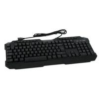 Powercool KB-768 V2 LED USB Keyboard Green/Red/Blue Backlit M/M Functions