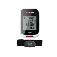 polar m450 hr heart rate monitor cycling white