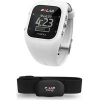 polar a300 hr heart rate monitor fitness white