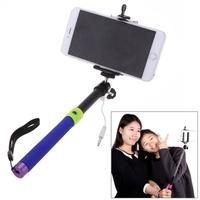 Portable Extendable Cable Selfie Handheld Monopod Stick Holder for iPhone 4S 5 5S 5C 6 6 Plus Samsung Smartphone