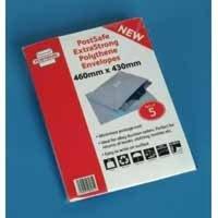 Postsafe Xs Poly Env 460x430mm 5pk P28m - 20 Pack