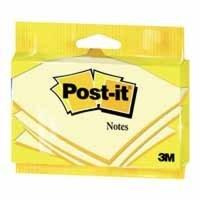 postit note 76mm x 127mm canary yellow 12 pack