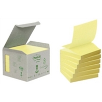 Postit Recycled Znotes 76x76 Yellow - 6 Pack
