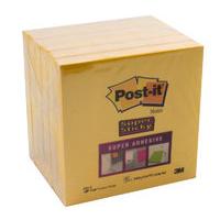 postit super stickynote 76x76 ylw 654s6 6 pack