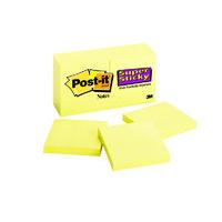 postit 654 super sticky canary ylw 12 pack