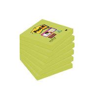 Postit Super Sticky 76x76mm Asparagus P6