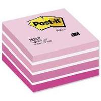 Post-it Note Cube 76x76mm - Pastel Pink