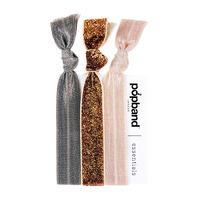 Popband London Brandy Snap Hair Ties x 3