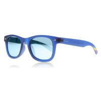 Polaroid Junior 8009N Sunglasses Matte Blue UJO Polariserade