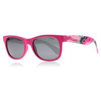 Polaroid Junior P0300 Sunglasses Pink Camouflage TCSY2 Polariserade