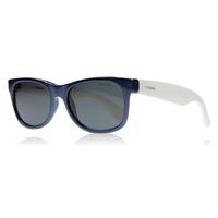 Polaroid Junior P0300 Sunglasses Blue White 0JUY2 Polariserade