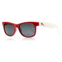 Polaroid Junior P0300 Sunglasses Red and White 0FT Polariserade
