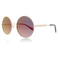 polaroid pld4052s sunglasses gold j5g polariserade 55mm