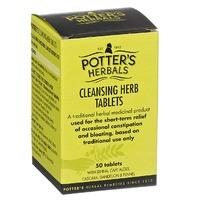 potters cleansing herb 50 tablets 50tablets