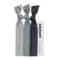 Popband - Essentials - Hairties - Glitterball Silver 3pk